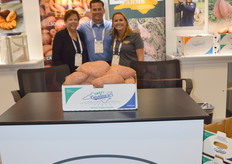 Lancaster Farming known for their sweet potatoes exports to Europe had Jane Lancaster, Tracy Fowler and Sarah Cassaway.